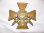 Croix de guerre française  WWI en fonte, Enlèvement ou Envoi, Armée de terre, Emblème ou Badge
