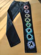 Nieuwe handgeschilderd jeans maat 164, Ophalen of Verzenden, Nieuw