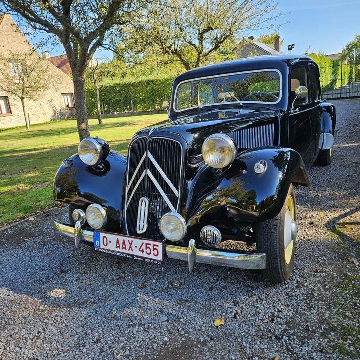 Citroen Traction Avant, Auto's, Citroën, Particulier, Overige modellen, Benzine, Berline, 4 deurs, Handgeschakeld, Zwart, Grijs