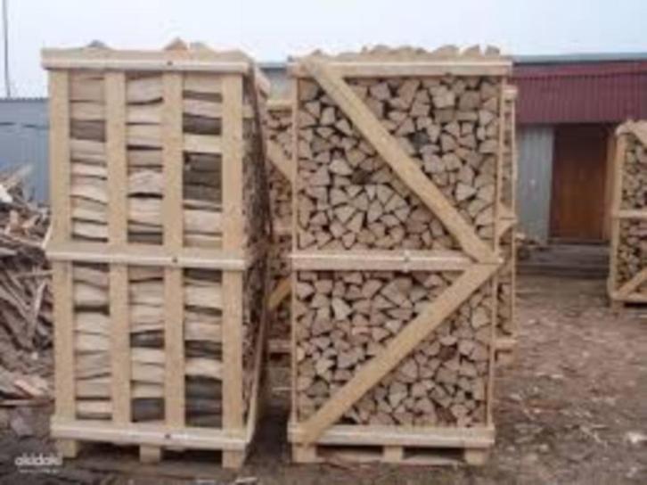 Bijna winter, droog en half droog brandhout, Tuin en Terras, Brandhout, Blokken, Eikenhout, 3 tot 6 m³, Ophalen of Verzenden