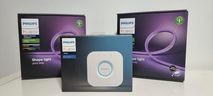 Phillips hue led strip 2m, Huis en Inrichting, Lampen | Spots, Zo goed als nieuw, Led, Ophalen of Verzenden