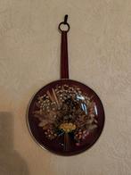 Vintage wanddecoratie met gedroogde bloemen., Huis en Inrichting, Woonaccessoires | Wanddecoraties, Ophalen