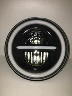 2x 7 inch led koplamp mini harley jeep land rover E keur, Auto-onderdelen, Verlichting, Nieuw, Ophalen of Verzenden, Oldtimer onderdelen