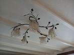 Plafondluster, Huis en Inrichting, Lampen | Plafondlampen, Ophalen, Gebruikt, Glas, Landelijk