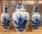 Delft vaas set, Antiek en Kunst, Antiek | Vazen, Ophalen