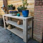 Oppottafels en sidetables van steigerhout, Ophalen of Verzenden, Nieuw, Hout