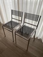Set van 2 Sandows Chairs – René Herbst – Designklassieker, Huis en Inrichting, Stoelen, Gebruikt, Twee, Zwart, Vintage