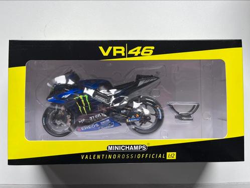 Valentino Rossi Yamaha M1 2020 Minichamps 1/12, Collections, Marques automobiles, Motos & Formules 1, Neuf, Motos