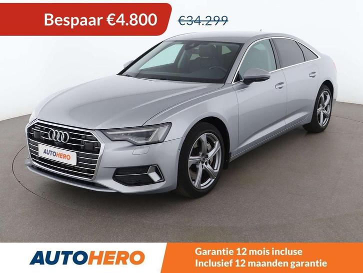 Audi A6 55 TFSI quattro Sport (bj 2018, automaat), Auto's, Audi, Te koop, A6, 360° camera, 4x4, ABS, Achteruitrijcamera, Adaptive Cruise Control