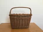 Rieten fietsmand met handvat, Enlèvement, Comme neuf, Panier de vélo