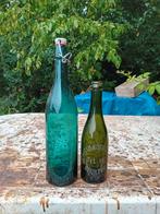Oude bierflessen brouwerij Vandenheuvel Ukkel Brussel, Ophalen of Verzenden, Gebruikt