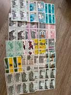 75 blocs de 4 timbres, Ophalen of Verzenden
