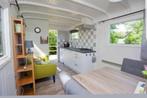 Zeer nette Tiny house , pipowagen, schaftwagen 7x 2.40, Caravans en Kamperen, Particulier, Tot en met 2