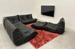 Originele Ligne Roset Togo Set in Zwart Leder – Volledige Ho, Ophalen