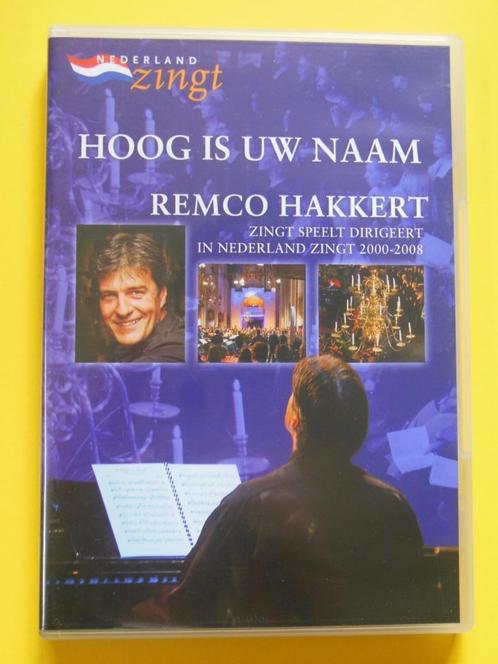 DVD Hoog is Uw Naam - Remco Hakkert - Nederland zingt, CD & DVD, DVD | Musique & Concerts, Utilisé, Musique et Concerts, Tous les âges