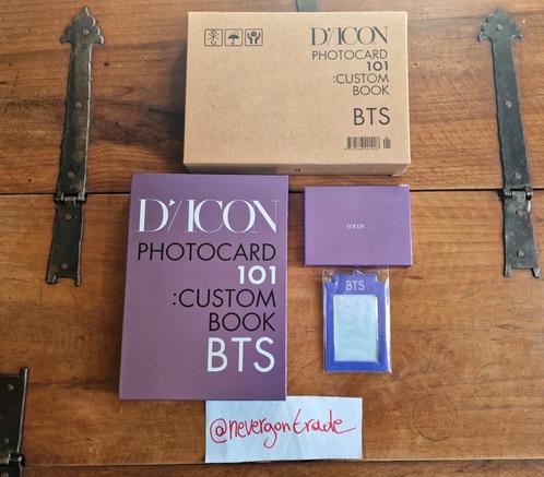 BTS D'ICON Photocard 101 : Custom Book (zonder photocards), Collections, Musique, Artistes & Célébrités, Comme neuf, Ustensile