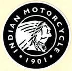 Indian Motorcycle 1901 sticker #21, Motoren, Verzenden