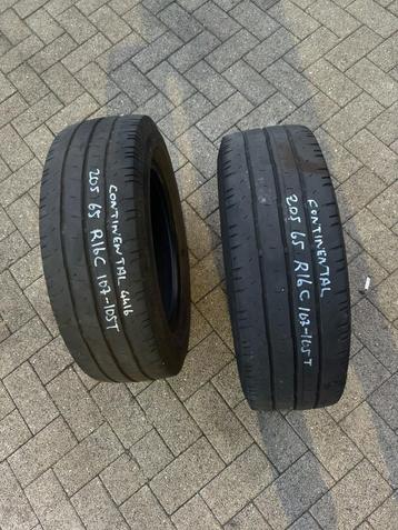 205/65 R16C 107/105T – CONTINENTAL –   STUKPRIJS: €50 beschikbaar voor biedingen