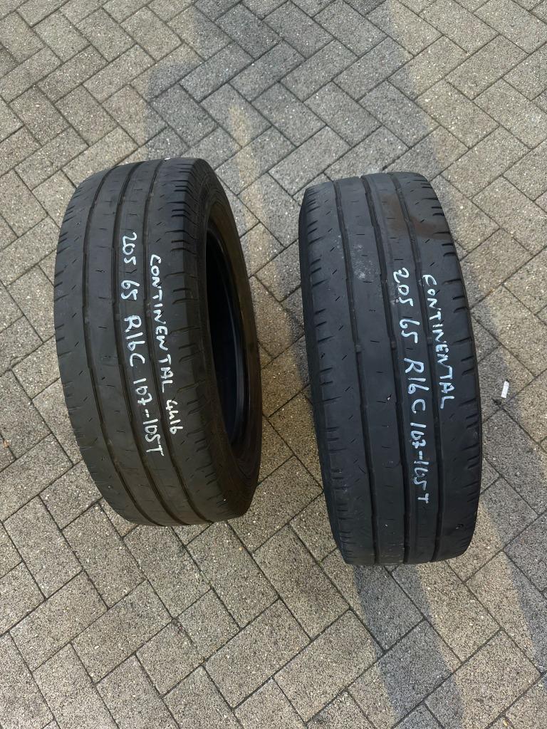 205/65 R16C 107/105T – CONTINENTAL –   STUKPRIJS: €50, Auto-onderdelen, Overige Auto-onderdelen, Fiat, Ford, Mazda, Nissan, Renault