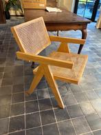 Fauteuil bois de teck et rotin, Neuf, Moins de 75 cm, Enlèvement, 50 à 75 cm