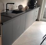 Grijs keukenblad, 330 cm lang, Ophalen, Zo goed als nieuw, 200 cm of meer, Minder dan 100 cm