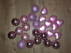 Set roze kerstballen, Diversen, Ophalen of Verzenden, Gebruikt