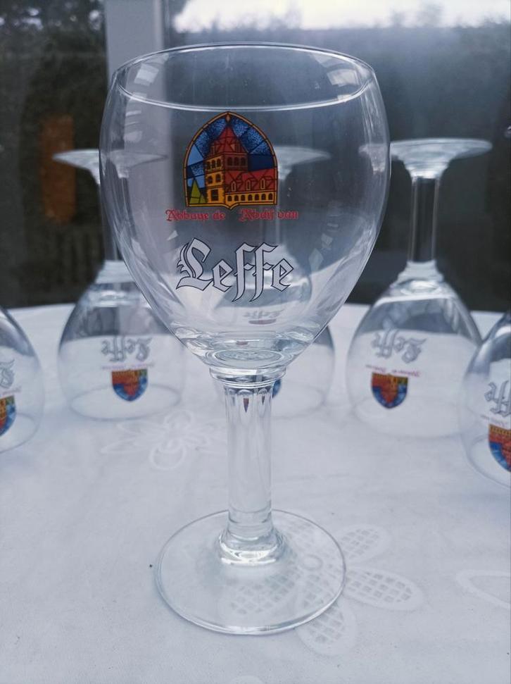 7 verres à bière LEFFE, Collections, Marques de bière, Leffe, Enlèvement ou Envoi