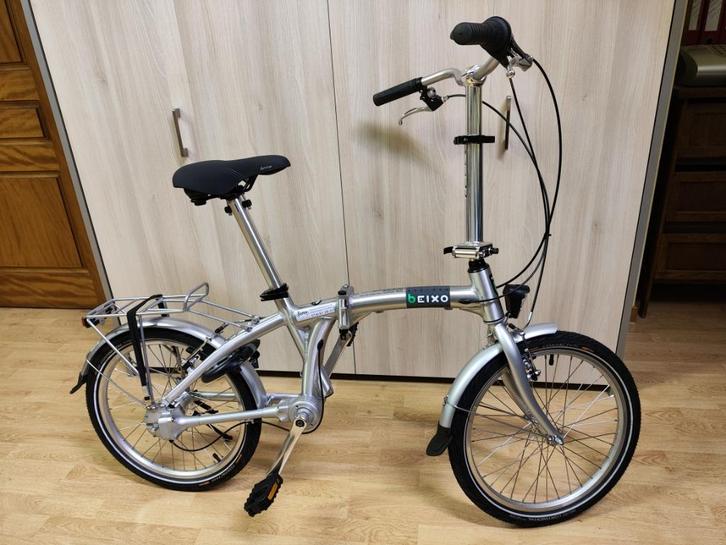 Beixo plooifiets (met cardanas = kettingloos), Fietsen en Brommers, Fietsen | Vouwfietsen, Nieuw, Totaal opvouwbaar, Versnellingen