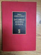 Fred Germonprez - De derde hoofdzonden - 1ste druk, Boeken, Ophalen of Verzenden, Gelezen