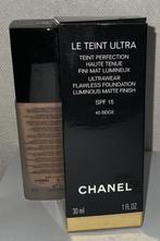 Chanel, Le teint ultra SPF 15 40 beige (100% origineel), Ophalen, Bruin, Gehele gezicht, Zo goed als nieuw
