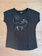 t-shirt avec chat fille - taille 152 (12 ans), Enlèvement, Comme neuf, Fille