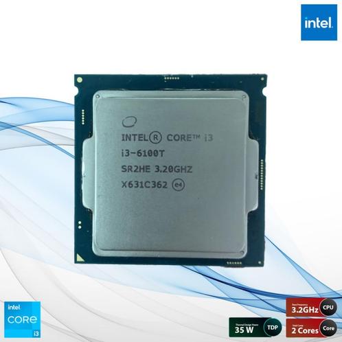 Intel i3 6100T ideaal laag verbruik noor nas, Informatique & Logiciels, Cartes mères, Comme neuf, DDR4, Enlèvement ou Envoi