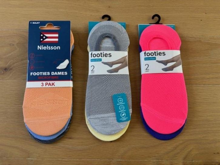 Footies Dames - 7 paar – Nieuw!, Kleding | Dames, Sokken en Kousen, Nieuw, Kousenvoetjes en Kniekousjes, Overige kleuren, Ophalen of Verzenden