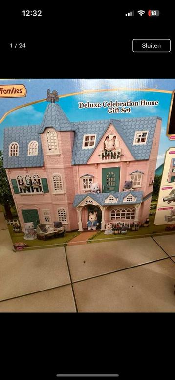 sylvanian family Deluxe huis beschikbaar voor biedingen