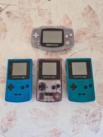 Gameboy Colors en Gameboy Advance te koop. beschikbaar voor biedingen