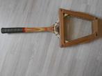 retro tennis racket dunlop MAXPLI  jaren 70', Sport en Fitness, Tennis, Ophalen of Verzenden, Gebruikt, Racket, Dunlop