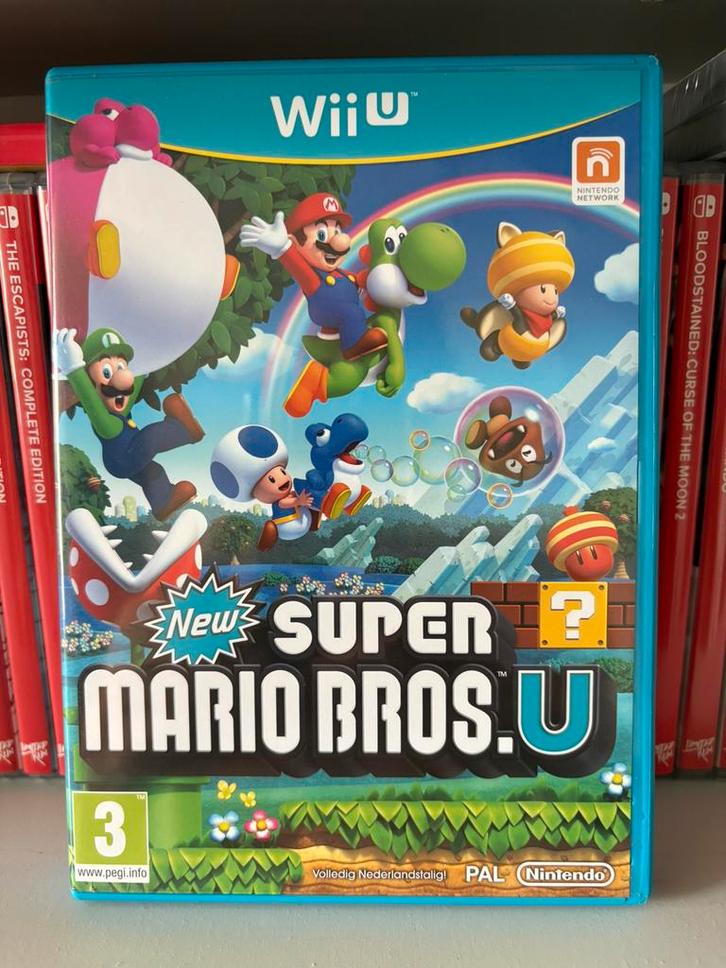 New Super Mario Bros U (Nintendo Wii U), Games en Spelcomputers, Games | Nintendo Wii U, Zo goed als nieuw, Ophalen of Verzenden