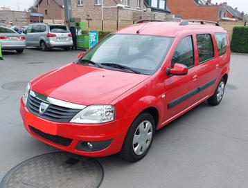 Dacia Logan 2010 135000 km homologuée, Autos, Rouge, Achat, Entreprise, Boîte manuelle