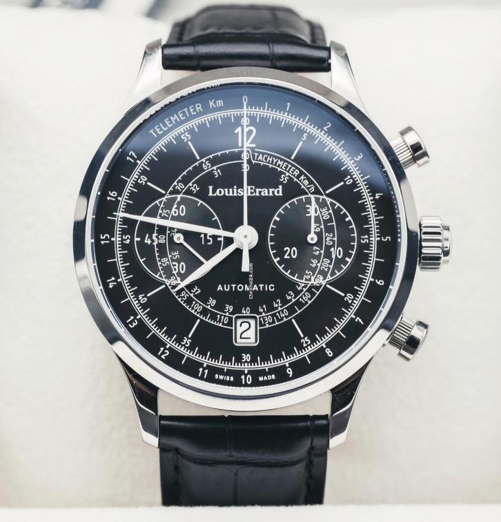 Chonographe Automatique Louis Erard Suisse Made, Bijoux, Sacs & Beauté, Montres | Hommes, Comme neuf, Montre-bracelet, Autres marques