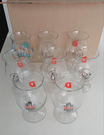 8 duvelglazen  beschikbaar voor biedingen