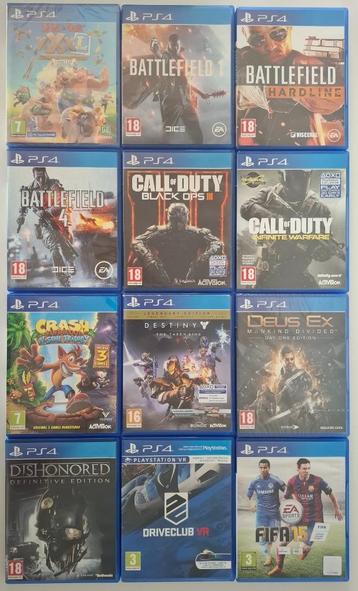 33x PS4 games in mooie staat (2x nieuw), per stuk of in lot, Enlèvement ou Envoi, 1 joueur, Info@retrogamed.be, À partir de 12 ans