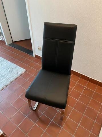 6x leren eetkamer stoelen, goed staat beschikbaar voor biedingen