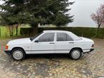 Mercedes 190 2.5D oldtimer auto bouwjaar 1986 airco, Te koop, Berline, Blauw, Stof