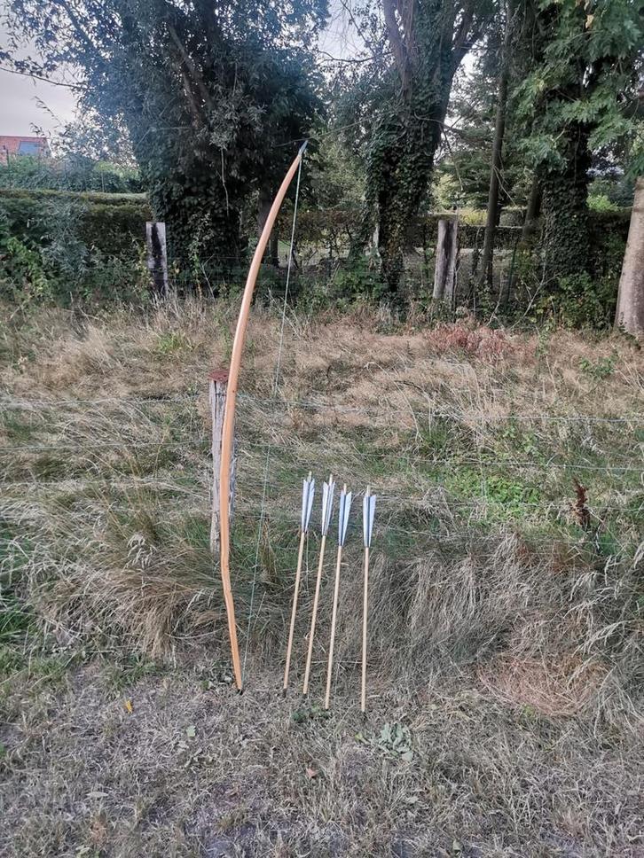 Yew english longbow/warbow, Sport en Fitness, Handboogschieten, Pijlen, Ophalen of Verzenden