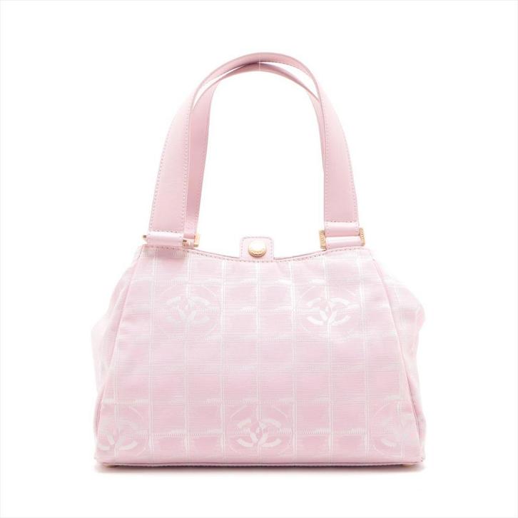 Chanel Travel line tas, Handtassen en Accessoires, Tassen | Damestassen, Gebruikt, Handtas, Roze, Ophalen of Verzenden