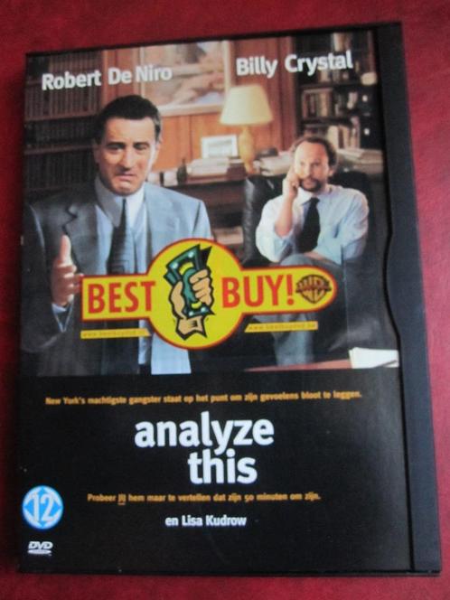 Analyze This (1999), Cd's en Dvd's, Dvd's | Komedie, Zo goed als nieuw, Actiekomedie, Vanaf 12 jaar, Ophalen of Verzenden