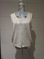 Dames blouse  - medium - wit - bloes - shirt - zomer, Enlèvement ou Envoi, Porté, Taille 38/40 (M), Blanc