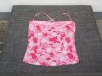 vintage Tommy Hilfiger Denim top roze ananassen maat L large, Tommy hilfiger, Maat 42/44 (L), Ophalen of Verzenden, Roze