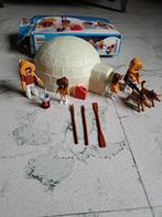 Vintage Playmobil 3465 Eskimo's met Iglo, Kinderen en Baby's, Complete set, Gebruikt, Ophalen