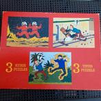 KUIFJE 1977 : 3 in 1 doos PUZZLES. zgan, Ophalen, Kuifje, Zo goed als nieuw, Overige typen